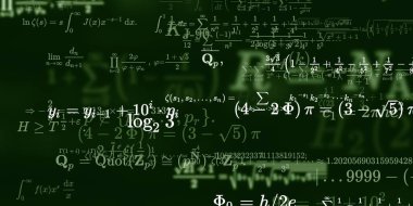 Formüllü matematik arkaplanı, kusursuz illüstrasyon   