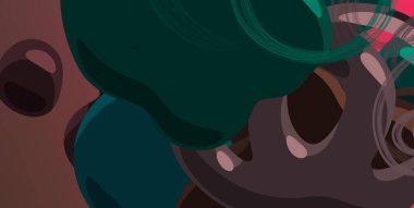 Soyut arka plan sanatı. 3 boyutlu illüstrasyon. Tuvalde fırça darbeleri. Çok renkli arkaplan. Çağdaş sanat. Sanatsal dijital palet.