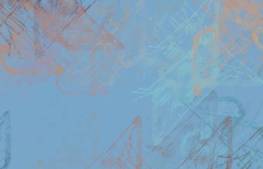 Soyut arka plan sanatı. 2D çizim. Etkileyici yağlı boya resim. Tuvalde fırça darbeleri. Modern sanat. Çok renkli arkaplan. Çağdaş sanat. İfade. Sanatsal dijital palet.