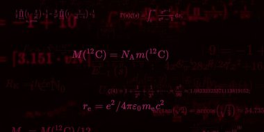 Formüllü matematik arkaplanı, kusursuz illüstrasyon   