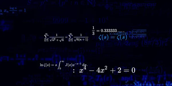 数式の数学的背景 シームレスなイラスト — ストック写真