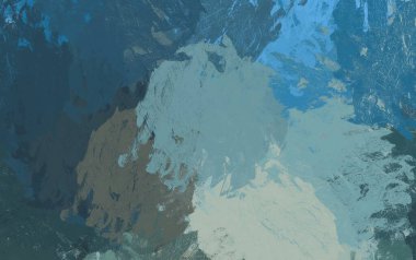 Soyut arka plan sanatı. 2D çizim. Etkileyici yağlı boya resim. Tuvalde fırça darbeleri. Modern sanat. Çok renkli arkaplan. Çağdaş sanat. İfade. Sanatsal dijital palet.