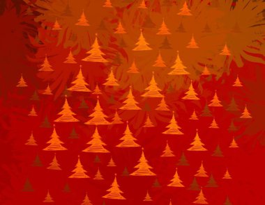 Kopya alanı için soyut noel arkaplanı, yeni yıl