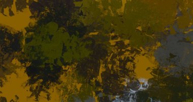 Soyut arka plan sanatı. 2D çizim. Etkileyici yağlı boya resim. Tuvalde fırça darbeleri. Modern sanat. Çok renkli arkaplan. Çağdaş sanat. İfade. Sanatsal dijital palet.