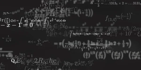 Historia Matemática Con Fórmulas Ilustración Perfecta —  Fotos de Stock