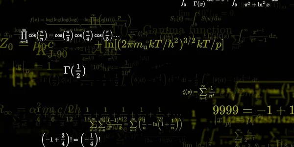 Formüllü Matematik Arkaplanı Kusursuz Illüstrasyon — Stok fotoğraf