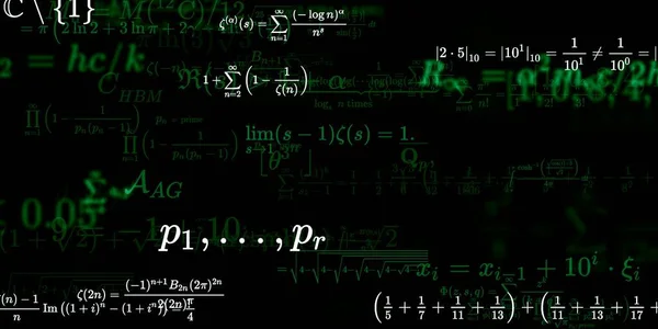Formüllü Matematik Arkaplanı Kusursuz Illüstrasyon — Stok fotoğraf
