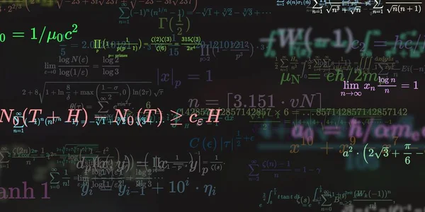 Sfondo Matematico Con Formule Illustrazione Senza Soluzione Continuità — Foto Stock