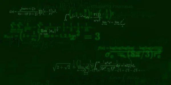 Sfondo Matematico Con Formule Illustrazione Senza Soluzione Continuità — Foto Stock