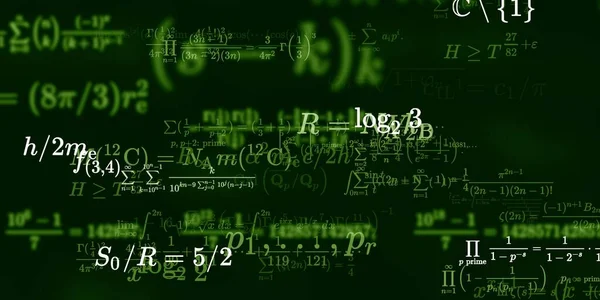 Sfondo Matematico Con Formule Illustrazione Senza Soluzione Continuità — Foto Stock