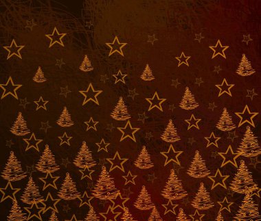 Kopya alanı için soyut noel arkaplanı, yeni yıl
