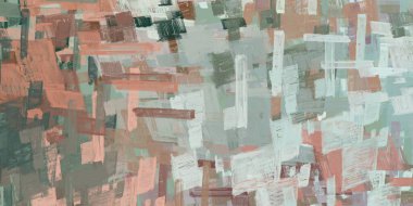 Soyut arka plan sanatı. 2D çizim. Etkileyici yağlı boya resim. Tuvalde fırça darbeleri. Modern sanat. Çok renkli arkaplan. Çağdaş sanat. İfade. Sanatsal dijital palet.