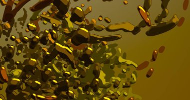 Soyut arka plan sanatı. 3 boyutlu illüstrasyon. Tuvalde fırça darbeleri. Çok renkli arkaplan. Çağdaş sanat. Sanatsal dijital palet.