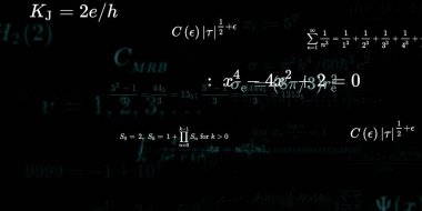 Formüllü matematik arkaplanı, kusursuz illüstrasyon   