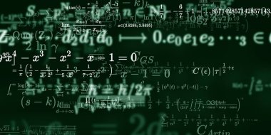 Formüllü matematik arkaplanı, kusursuz illüstrasyon   