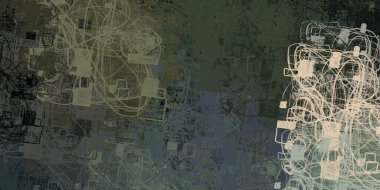 Soyut arka plan sanatı. 2D çizim. Etkileyici yağlı boya resim. Tuvalde fırça darbeleri. Modern sanat. Çok renkli arkaplan. Çağdaş sanat. İfade. Sanatsal dijital palet.