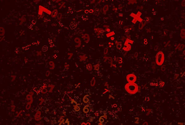 Math Ilustración Abstract Background Numbers Copy Space — Foto de Stock