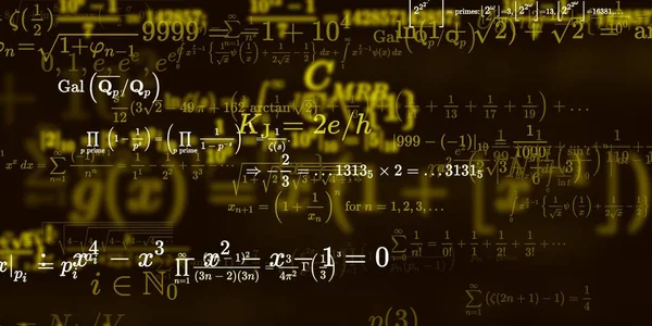 Historia Matemática Con Fórmulas Ilustración Perfecta —  Fotos de Stock