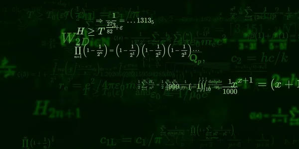 Historia Matemática Con Fórmulas Ilustración Perfecta —  Fotos de Stock