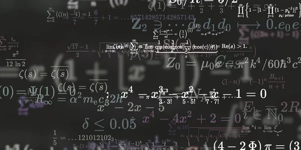 Sfondo Matematico Con Formule Illustrazione Senza Soluzione Continuità — Foto Stock