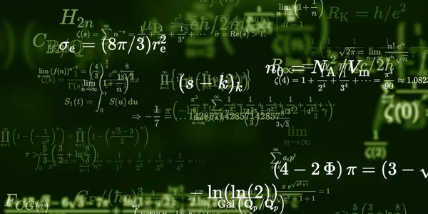 Formüllü Matematik Arkaplanı Kusursuz Illüstrasyon — Stok fotoğraf