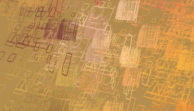 Soyut arka plan sanatı. 2D çizim. Etkileyici yağlı boya resim. Tuvalde fırça darbeleri. Modern sanat. Çok renkli arkaplan. Çağdaş sanat. İfade. Sanatsal dijital palet.