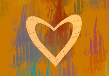 Soyut arka plan sanatı. 2D çizim. Etkileyici yağlı boya resim. Tuvalde fırça darbeleri. Modern sanat. Çok renkli arkaplan. Çağdaş sanat. İfade. Sanatsal dijital palet.