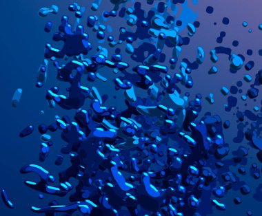 Soyut arka plan sanatı. 3 boyutlu illüstrasyon. Tuvalde fırça darbeleri. Çok renkli arkaplan. Çağdaş sanat. Sanatsal dijital palet.