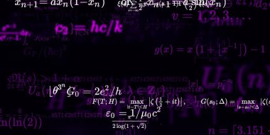 Formüllü matematik arkaplanı, kusursuz illüstrasyon   