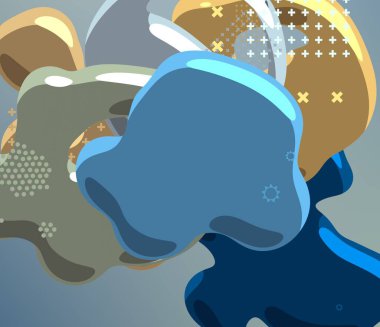 Soyut arka plan sanatı. 3 boyutlu illüstrasyon. Tuvalde fırça darbeleri. Çok renkli arkaplan. Çağdaş sanat. Sanatsal dijital palet.