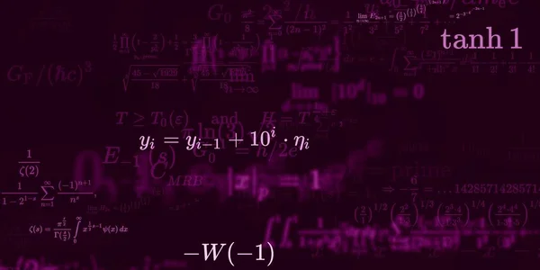 Formüllü Matematik Arkaplanı Kusursuz Illüstrasyon — Stok fotoğraf