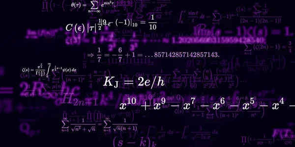 Historia Matemática Con Fórmulas Ilustración Perfecta —  Fotos de Stock