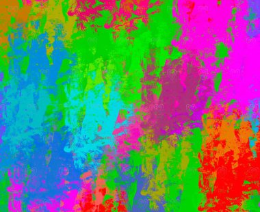 Soyut Sevgililer Günü arkaplan sanatı. Kalpler tuvalde. Çok renkli romantik bir fon. Çağdaş sanat. Sanatsal dijital palet.