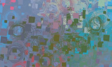 Soyut arka plan sanatı. 2D çizim. Etkileyici yağlı boya resim. Tuvalde fırça darbeleri. Modern sanat. Çok renkli arkaplan. Çağdaş sanat. İfade. Sanatsal dijital palet.