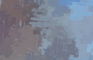 Soyut arka plan sanatı. 2D çizim. Etkileyici yağlı boya resim. Tuvalde fırça darbeleri. Modern sanat. Çok renkli arkaplan. Çağdaş sanat. İfade. Sanatsal dijital palet.