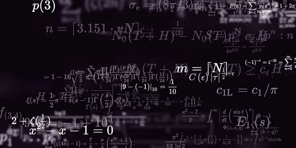 Sfondo Matematico Con Formule Illustrazione Senza Soluzione Continuità — Foto Stock