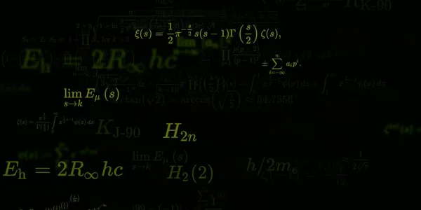 Tło Matematyczne Wzorami Bezproblemowa Ilustracja — Zdjęcie stockowe