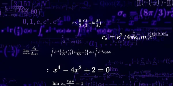 Sfondo Matematico Con Formule Illustrazione Senza Soluzione Continuità — Foto Stock