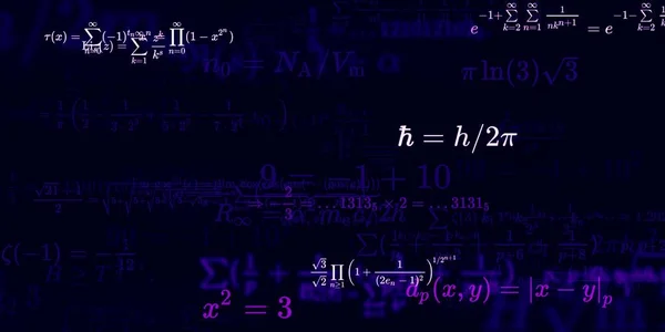 Formação Matemática Com Fórmulas Ilustração Perfeita — Fotografia de Stock