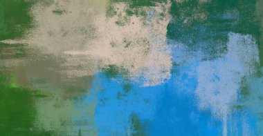 Soyut arka plan sanatı. 2D çizim. Etkileyici yağlı boya resim. Tuvalde fırça darbeleri. Modern sanat. Çok renkli arkaplan. Çağdaş sanat. İfade. Sanatsal dijital palet.