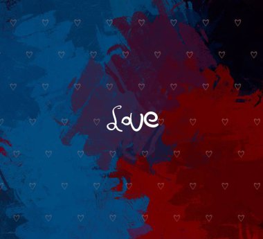 Soyut arka plan sanatı. 2D çizim. Etkileyici yağlı boya resim. Tuvalde fırça darbeleri. Modern sanat. Çok renkli arkaplan. Çağdaş sanat. İfade. Sanatsal dijital palet.