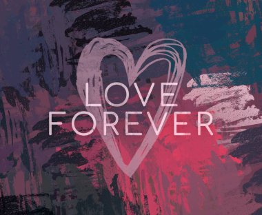 Soyut arka plan sanatı. 2D çizim. Etkileyici yağlı boya resim. Tuvalde fırça darbeleri. Modern sanat. Çok renkli arkaplan. Çağdaş sanat. İfade. Sanatsal dijital palet.