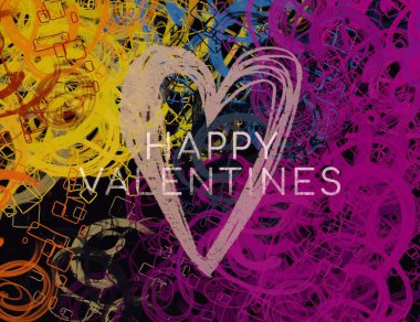 Soyut arka plan sanatı. 2D çizim. Etkileyici yağlı boya resim. Tuvalde fırça darbeleri. Modern sanat. Çok renkli arkaplan. Çağdaş sanat. İfade. Sanatsal dijital palet.