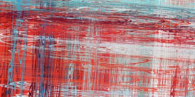 Soyut arka plan sanatı. 2D çizim. Etkileyici yağlı boya resim. Tuvalde fırça darbeleri. Modern sanat. Çok renkli arkaplan. Çağdaş sanat. İfade. Sanatsal dijital palet.