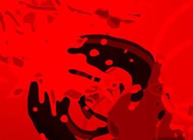 Soyut arka plan sanatı. 3 boyutlu illüstrasyon. Tuvalde fırça darbeleri. Çok renkli arkaplan. Çağdaş sanat. Sanatsal dijital palet.