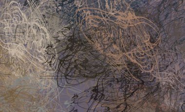 Soyut arka plan sanatı. 2D çizim. Etkileyici yağlı boya resim. Tuvalde fırça darbeleri. Modern sanat. Çok renkli arkaplan. Çağdaş sanat. İfade. Sanatsal dijital palet.