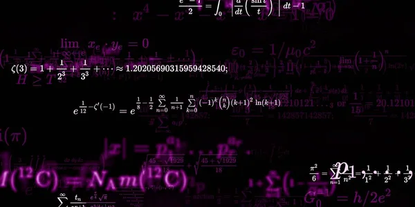 Formação Matemática Com Fórmulas Ilustração Perfeita — Fotografia de Stock