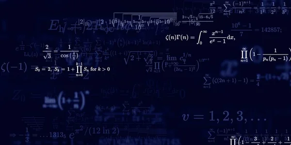 Formüllü Matematik Arkaplanı Kusursuz Illüstrasyon — Stok fotoğraf