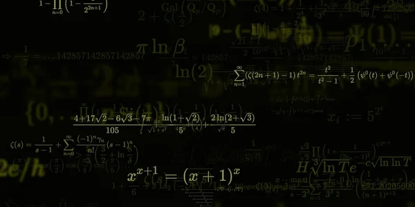 Sfondo Matematico Con Formule Illustrazione Senza Soluzione Continuità — Foto Stock