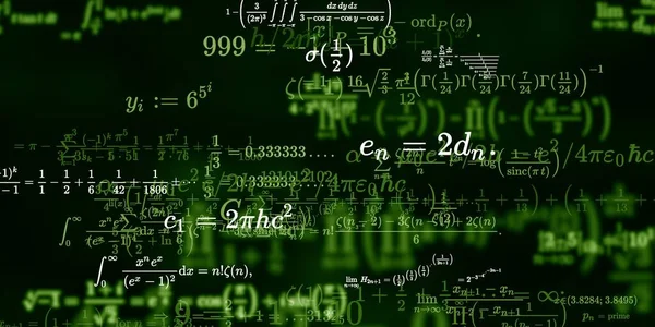 Historia Matemática Con Fórmulas Ilustración Perfecta —  Fotos de Stock